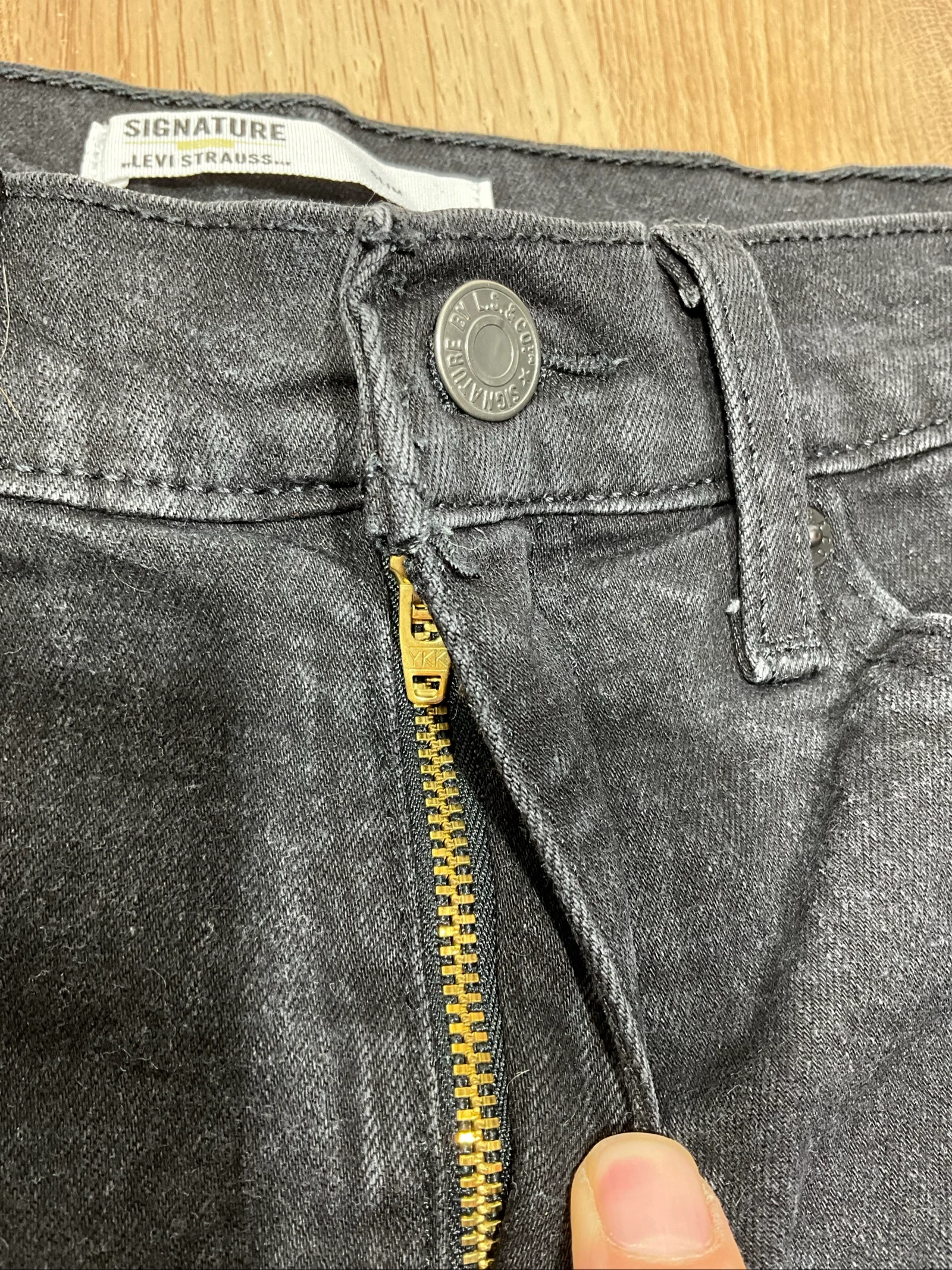 Jean Levi's Signature Slim W28 L32 Denim Noir lvh 258 – photo 5